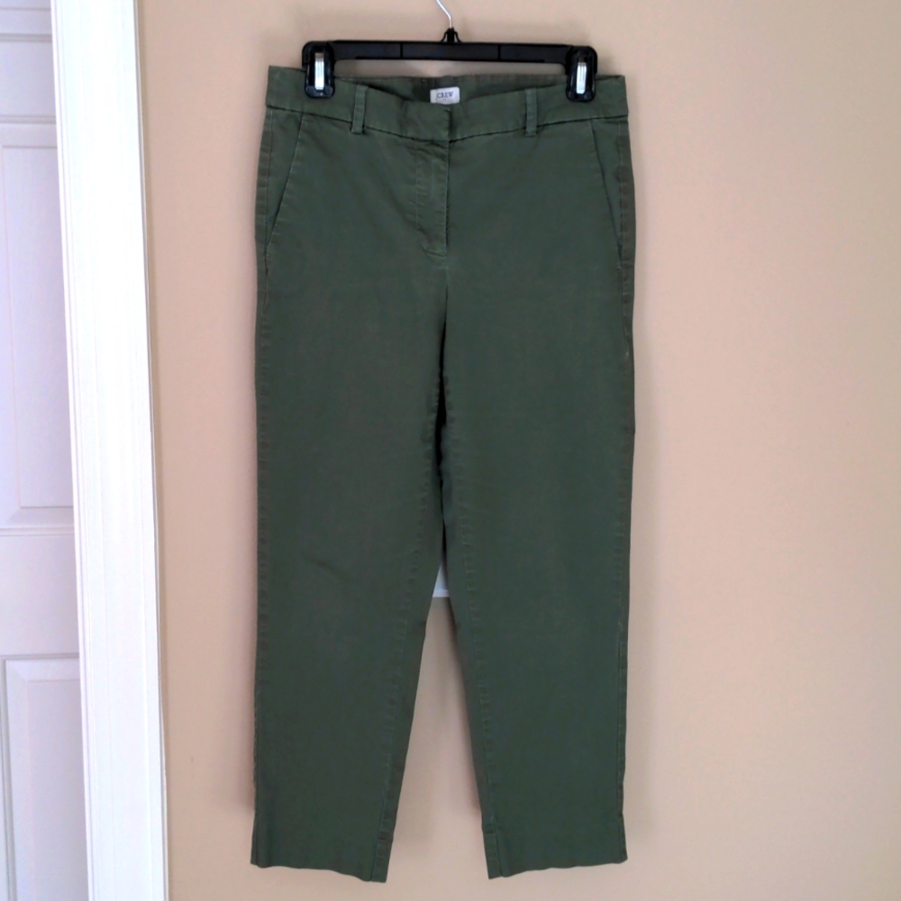 Olive  green women's chinos
